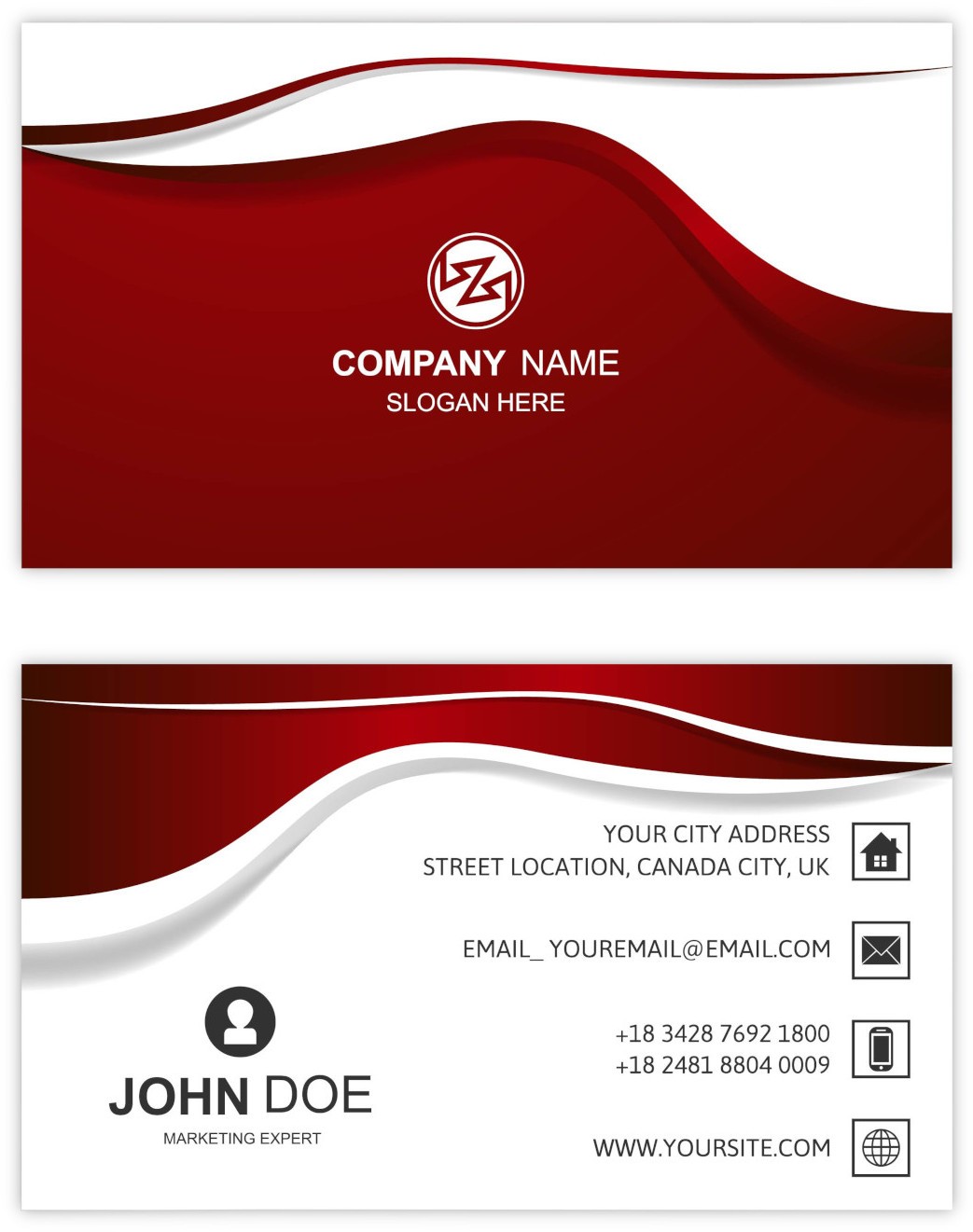 Printer augmented reality - Business cards